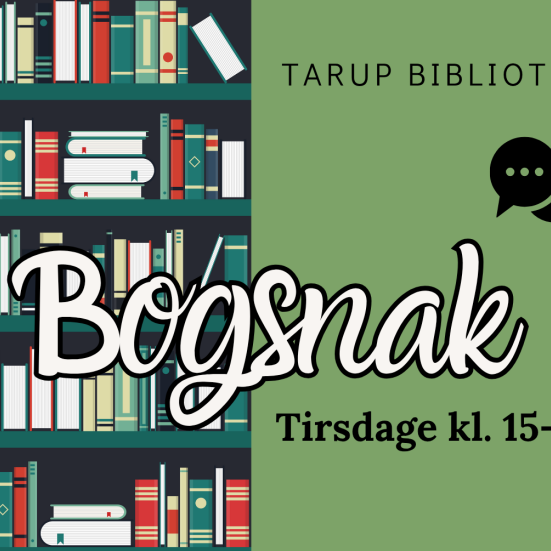 Bogsnak på Tarup Bibliotek