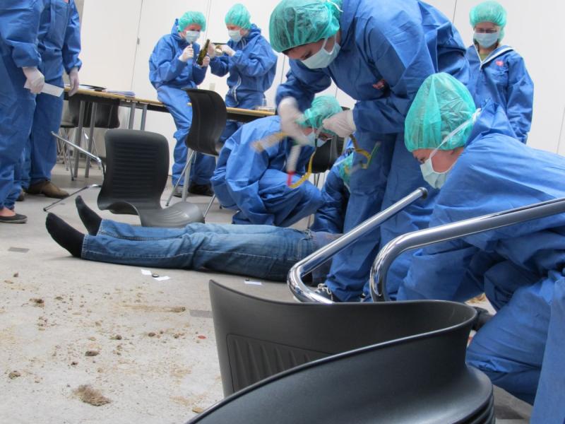 Opstillet kriminalteknisk undersøgelse